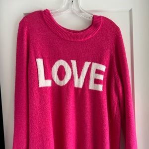 Women’s pink sweater 14/16